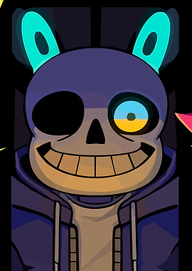 Sans Undertale with Bunny Ears