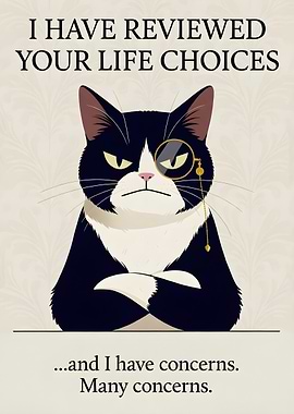 Cat Judging Life Choices