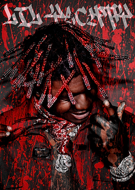 Lil Yachty with Red Splatter