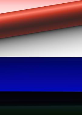 Abstract Red, White, Blue, and Black Design