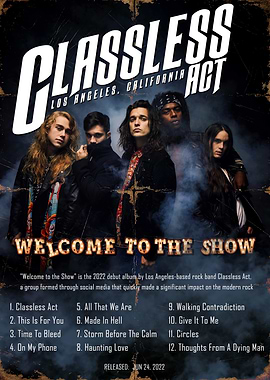 Classless Act 'Welcome to the Show' Album Art