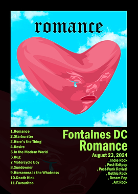 Fontaines DC Romance Album Art