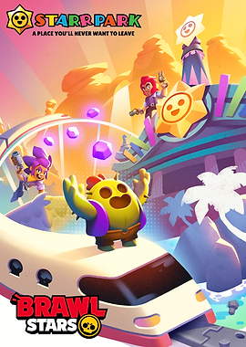 Brawl Stars Starr Park Poster
