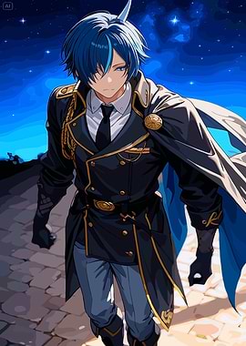 Souei in military uniform