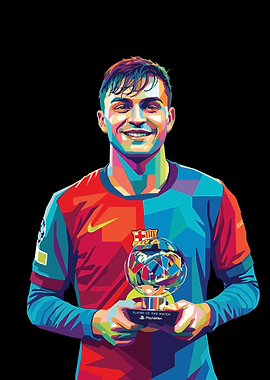 Pedri Wpap Pop Art Champion