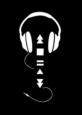 Minimalist Headphones with Music Controls