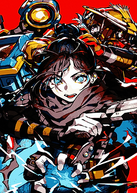 Apex Legends Wraith and Robots