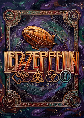 Led Zeppelin painting art