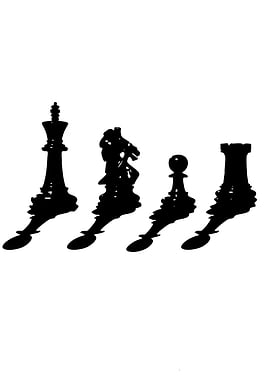 Chess Pieces Shadows