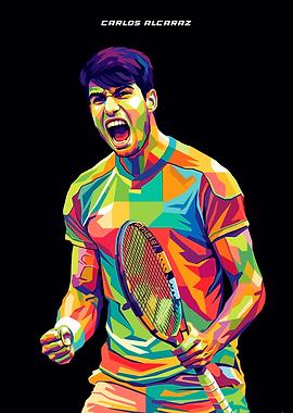 Carlos Alcaraz Pop Art
