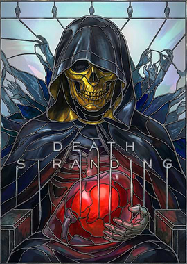 Death Stranding Stained Glass Art
