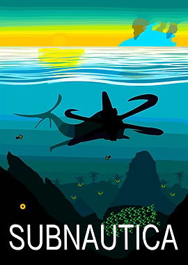 Subnautica Game Poster