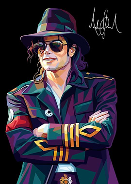 Michael Jackson Pop Art Portrait