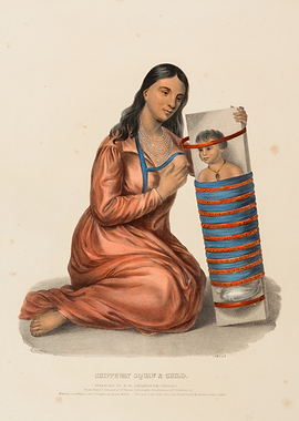 Native American Mother and Child
