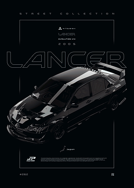 Mitsubishi Lancer Evolution VII Poster
