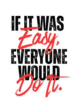 Motivational Quote Text Art