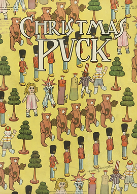 Christmas Puck Magazine Cover