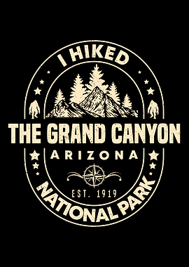 Grand Canyon National Park Hiking Emblem