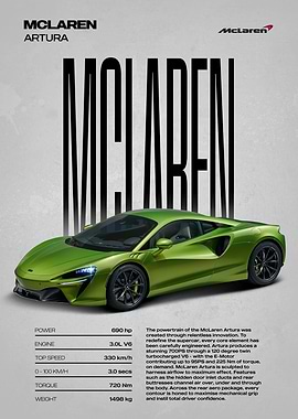 McLaren Artura Supercar
