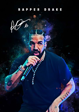 Drake Performing with Signature