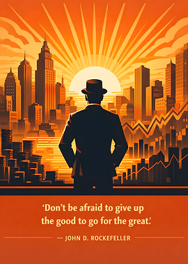 Man overlooking city at sunrise