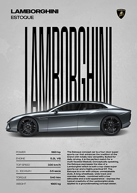 Lamborghini Estoque Concept Car