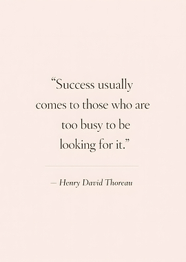 Success Quote by Henry David Thoreau