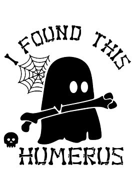 Funny Ghost with Humerus Bone
