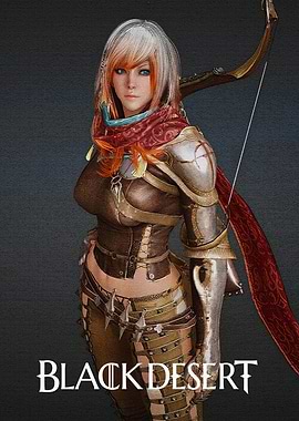 Black Desert Archer Character