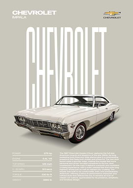 Chevrolet Impala Car Poster