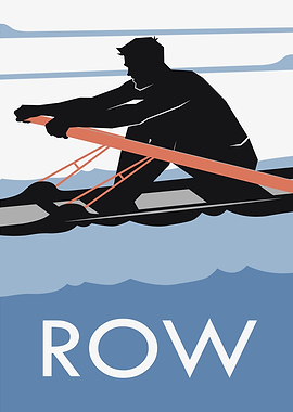 Rowing Poster