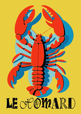 Red Lobster with French Text