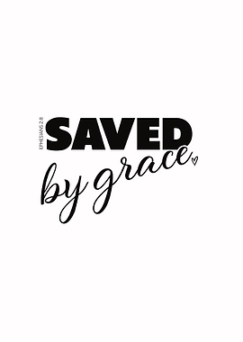 Saved by Grace text art