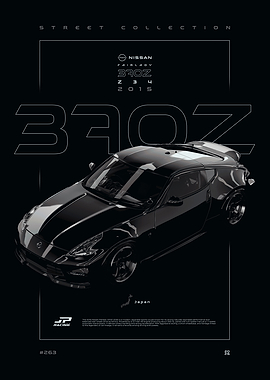 Nissan 370Z Street Collection Poster