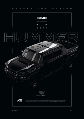 GMC Hummer EV 2019 Poster