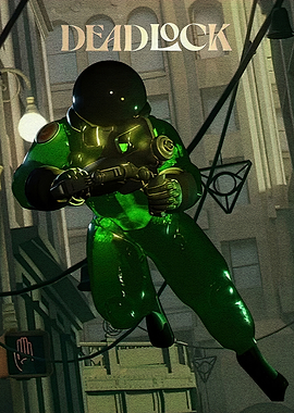 Deadlock Character in Green Suit