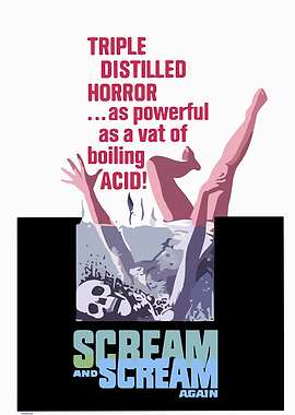 Scream and Scream Again Horror Poster