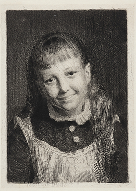 Portrait of a Smiling Girl