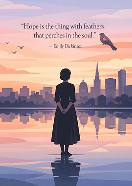 Hope is the thing with feathers quote