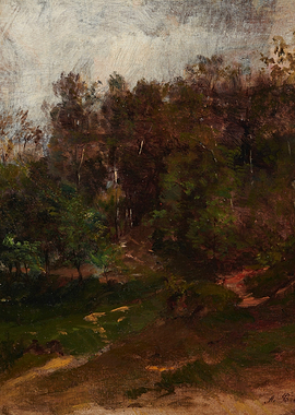 Forest Path Painting