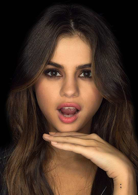 Selena Gomez Close-up Portrait