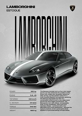 Lamborghini Estoque Concept Car