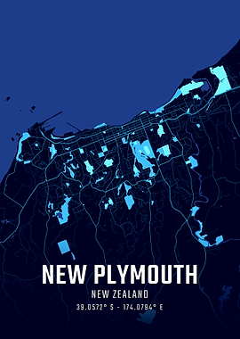 New Plymouth Midnight City Map