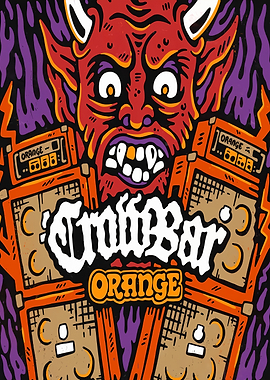 Devil with Orange Amps