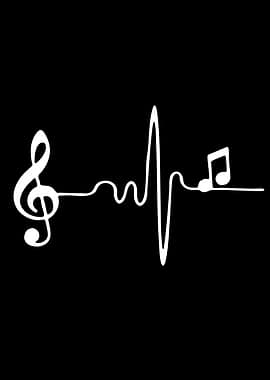Music Heartbeat Graphic