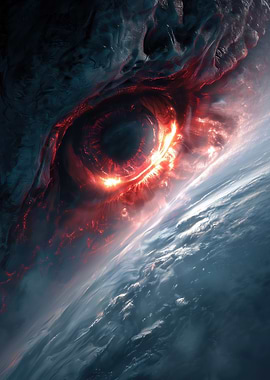 Cosmic Eye Over Earth