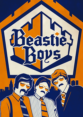 Beastie Boys Retro Poster