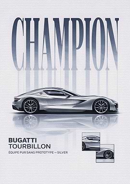 Bugatti Tourbillon Champion Silver