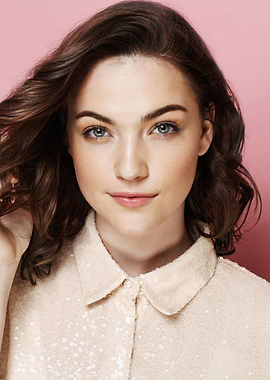 Violett Beane in Sequin Shirt
