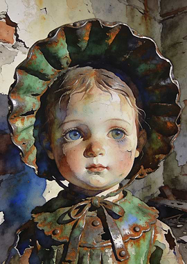 Distressed Doll Portrait